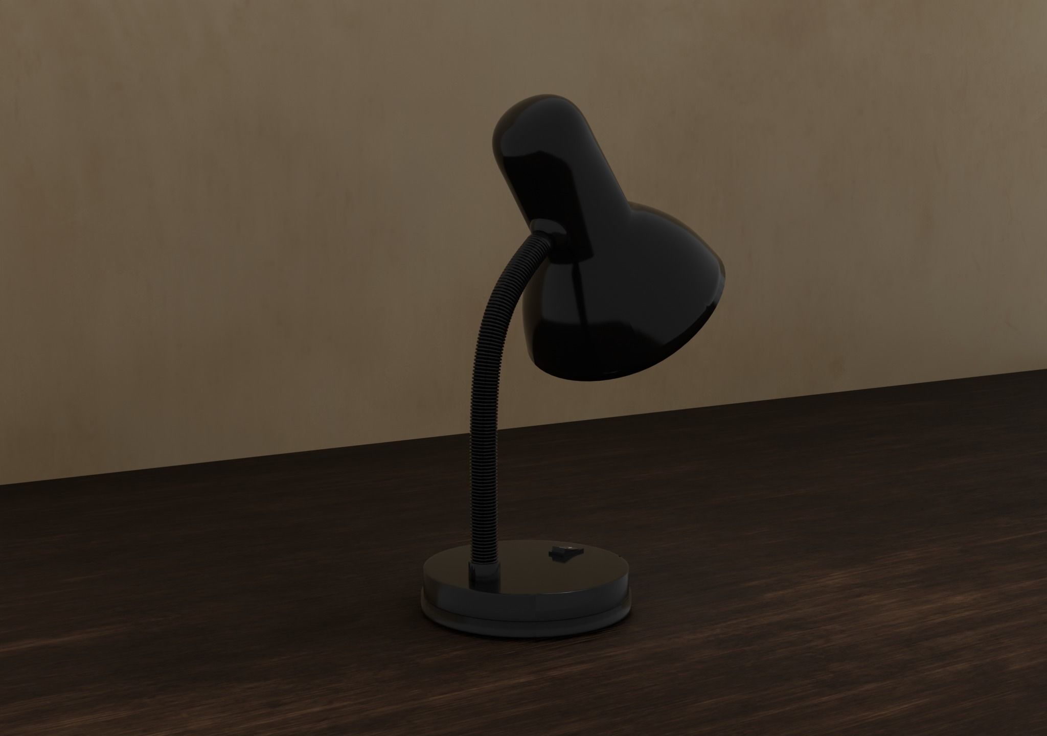 desk lamp Free 3D model Free low-poly 3D model_3