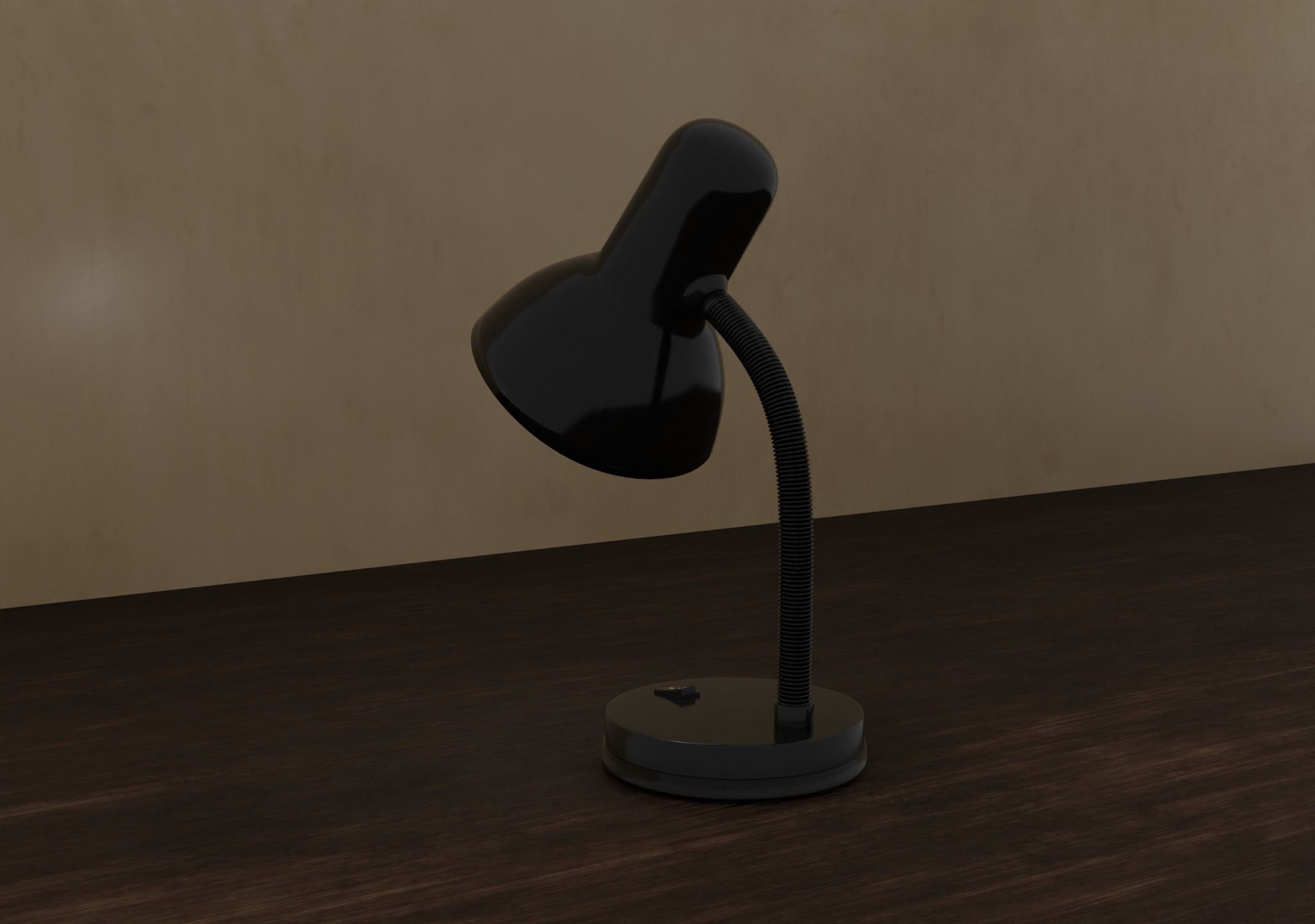 desk lamp Free 3D model Free low-poly 3D model_2
