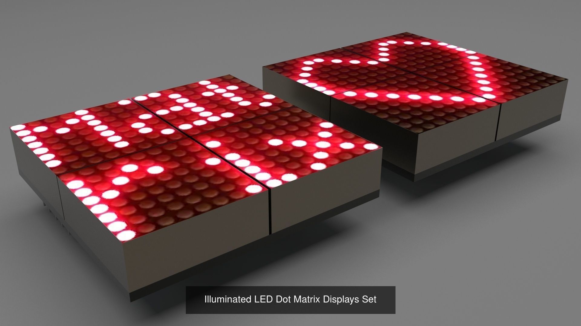 Illuminated LED Dot Matrix Displays Collection _2