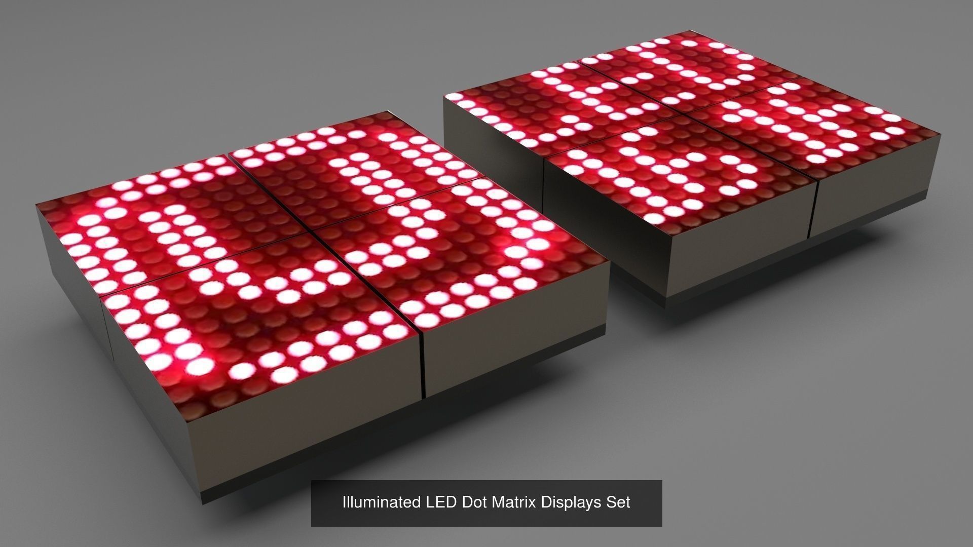 Illuminated LED Dot Matrix Displays Collection _1