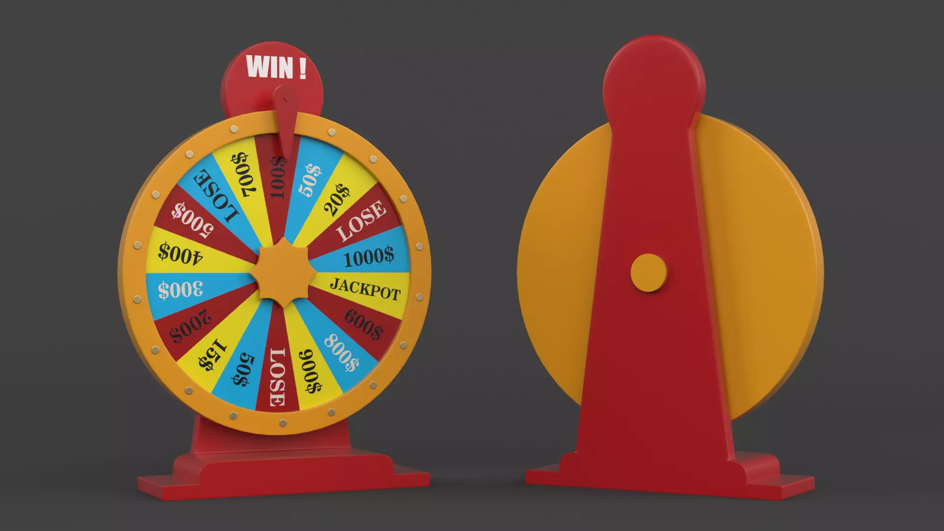 Wheel of Fortune 3D model