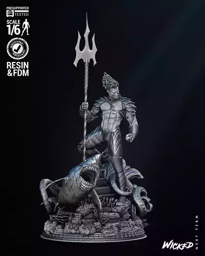 Wicked Marvel Namor Mordern Sculpture