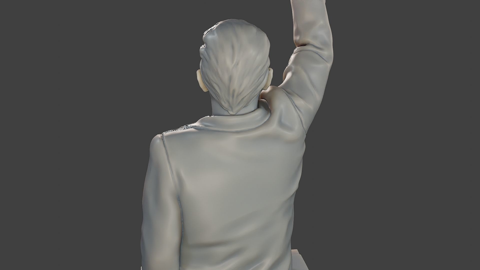 Donald Trump Fight Sculpture 3D print model_21