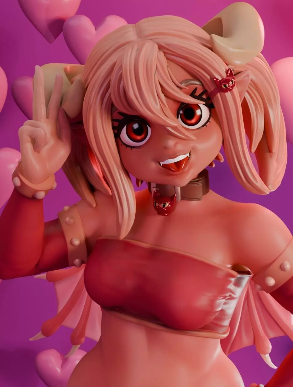 CHEERFUL SUCCUBUS 3D print model_0