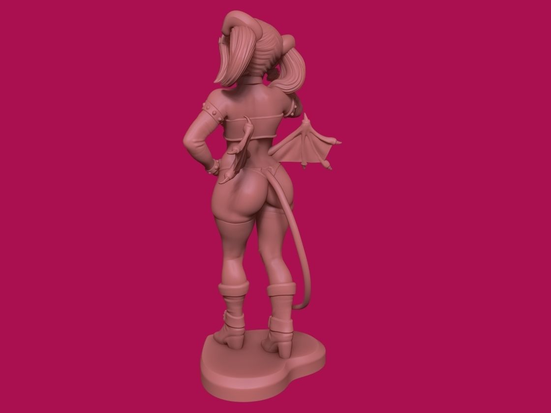 CHEERFUL SUCCUBUS 3D print model_12