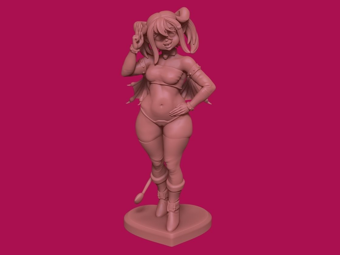 CHEERFUL SUCCUBUS 3D print model_10