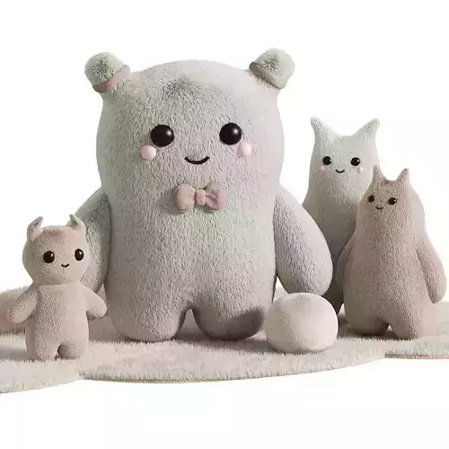 Underbed Buddies Hug-a-Boo Toy Set