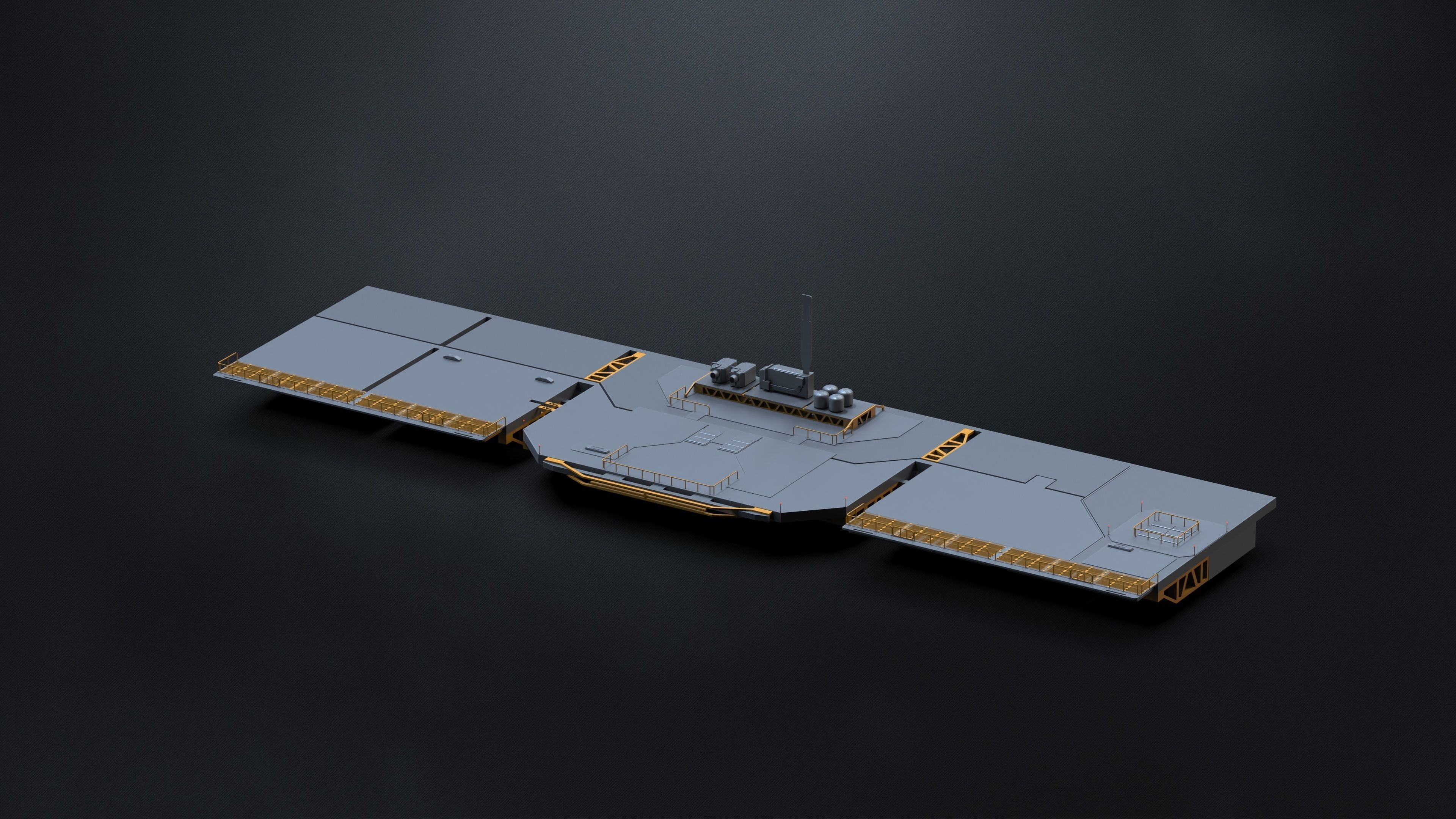 10 SUBD Scifi Architectural Kitbash Vol 2 3D model_5