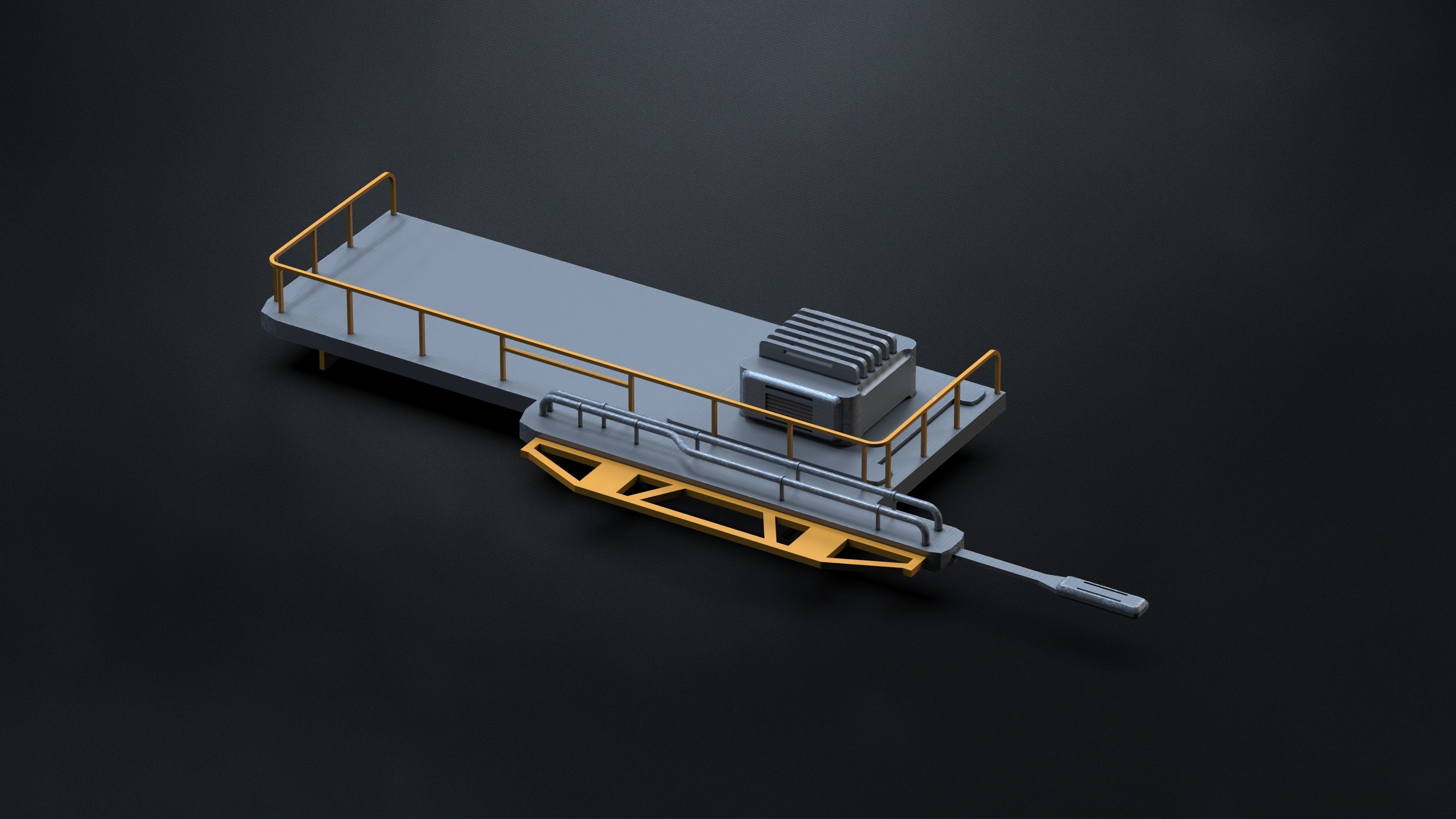 10 SUBD Scifi Architectural Kitbash Vol 2 3D model_10