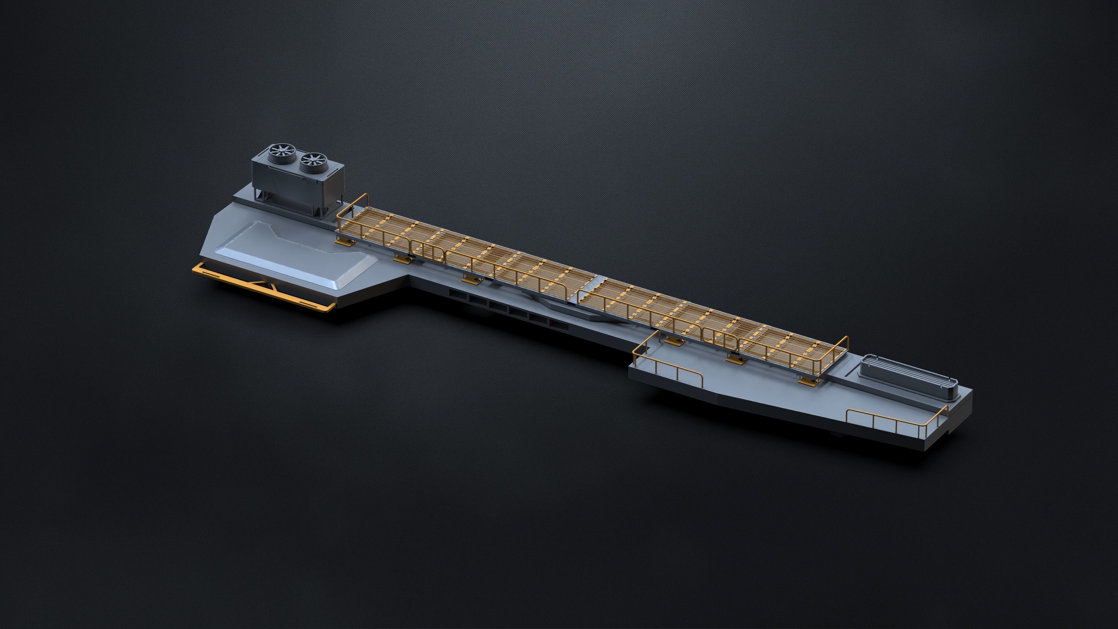 10 SUBD Scifi Architectural Kitbash Vol 2 3D model_6