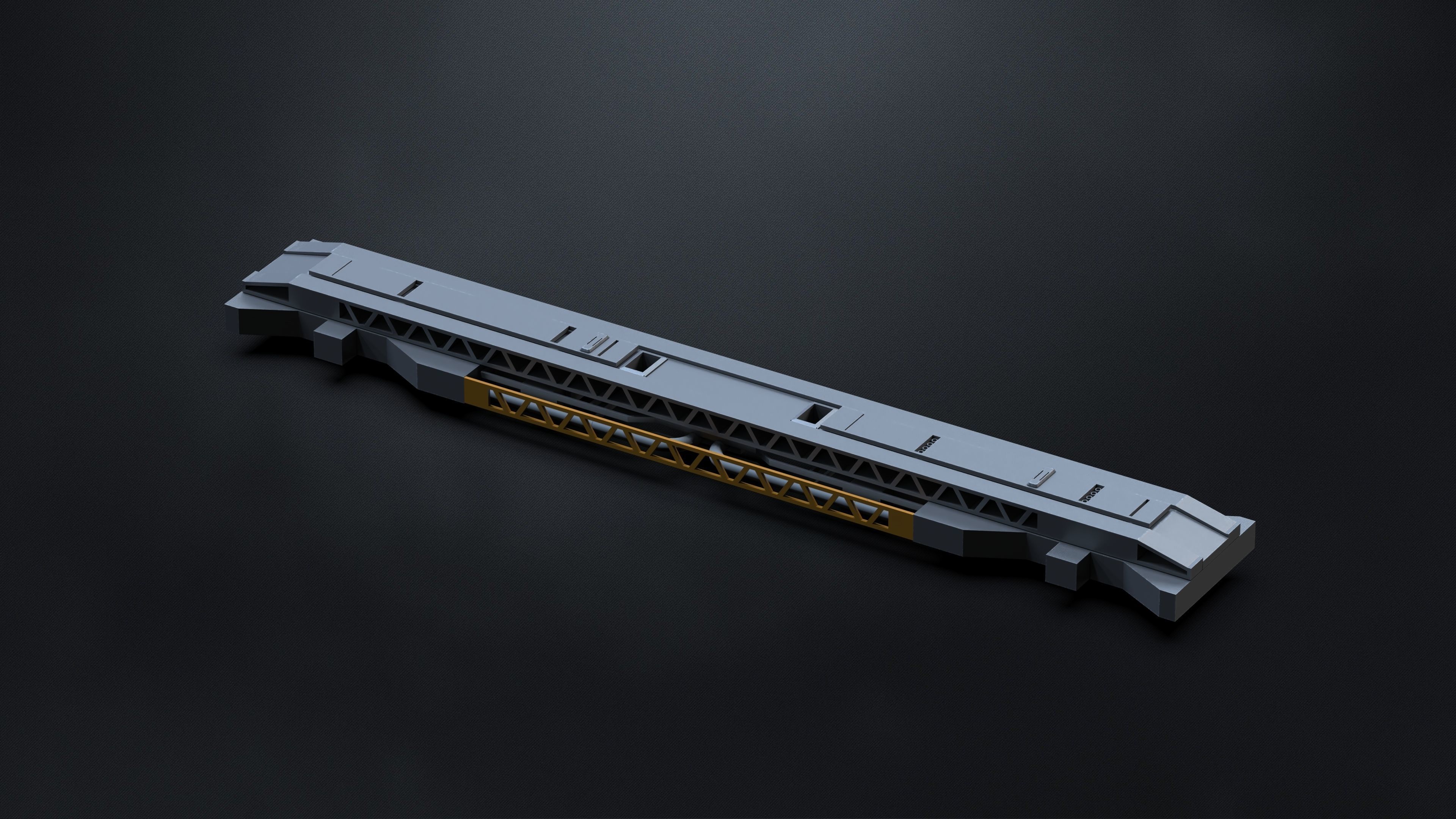 10 SUBD Scifi Architectural Kitbash Vol 2 3D model_11