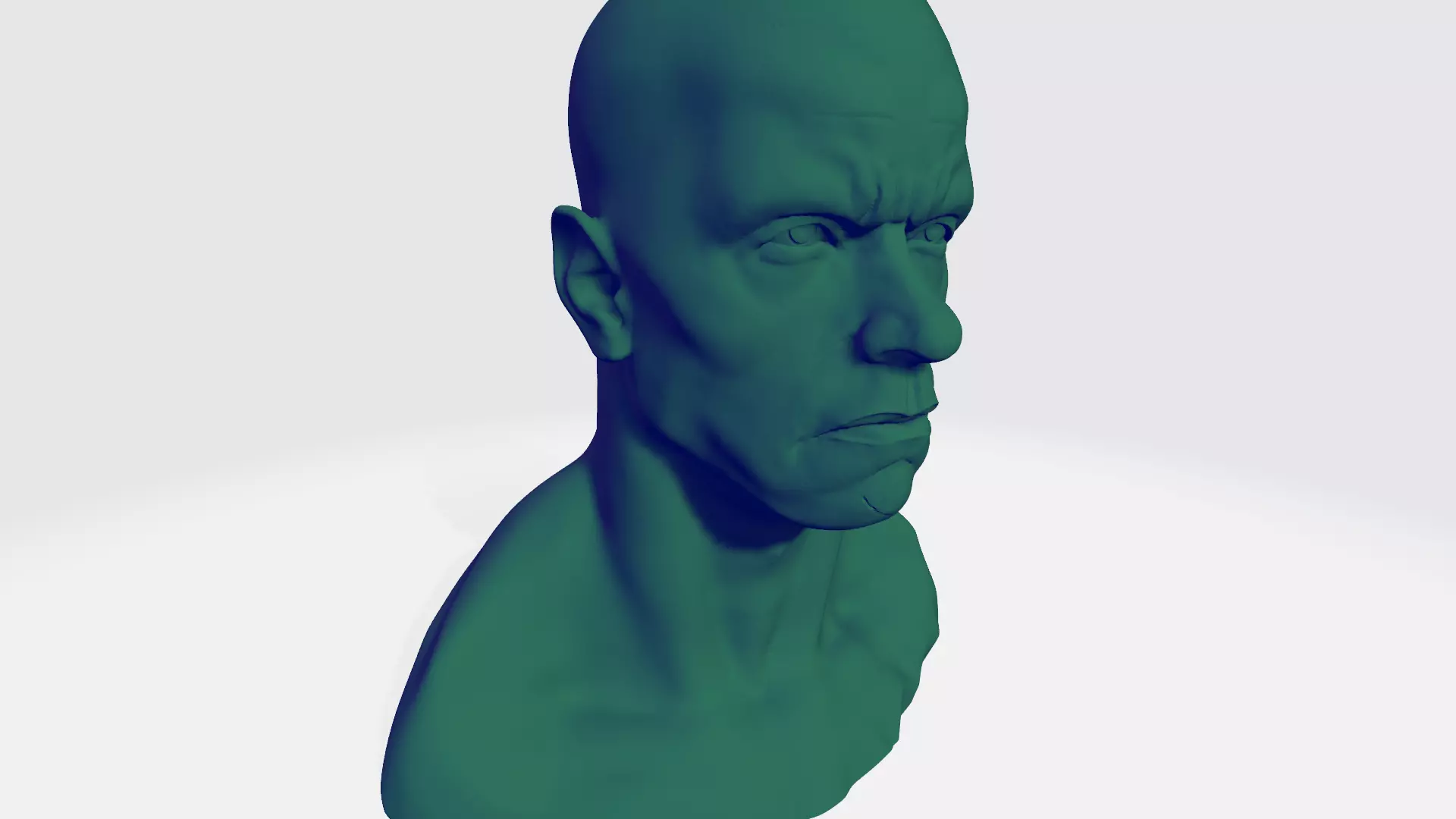 Arnold 3DPrint Bust 3D print model_0