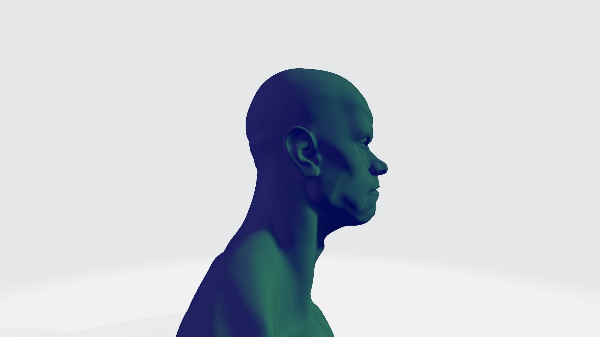 Arnold 3DPrint Bust 3D print model_1