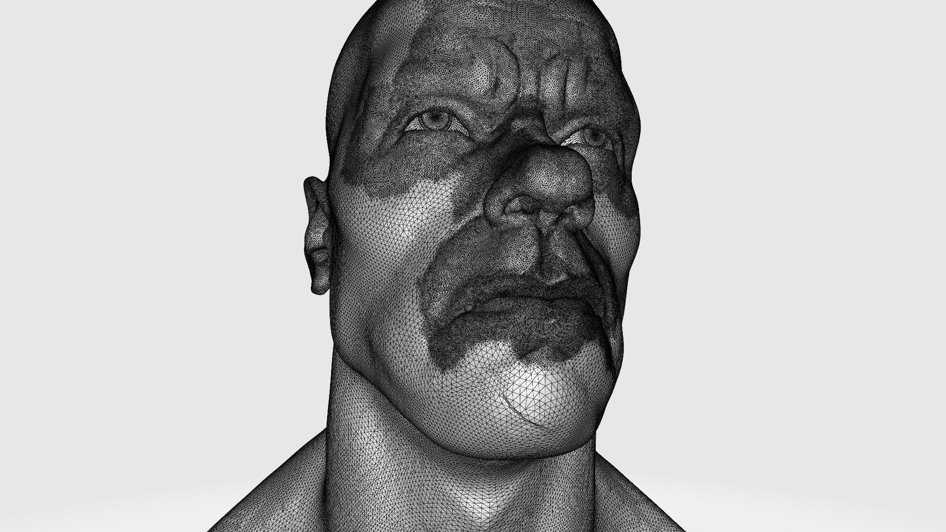 Arnold 3DPrint Bust 3D print model_7