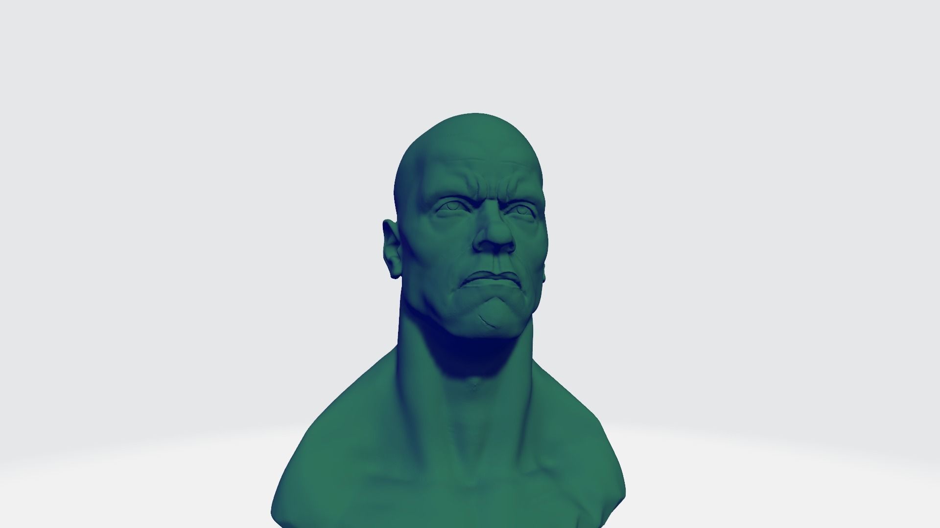 Arnold 3DPrint Bust 3D print model_3