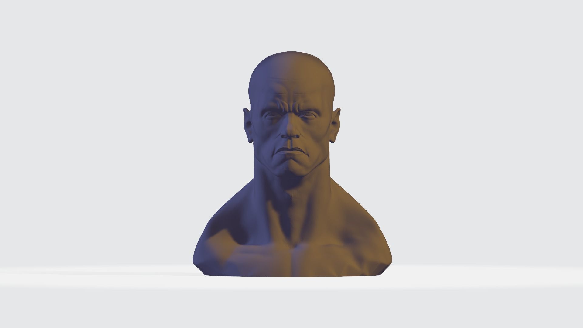 Arnold 3DPrint Bust 3D print model_4