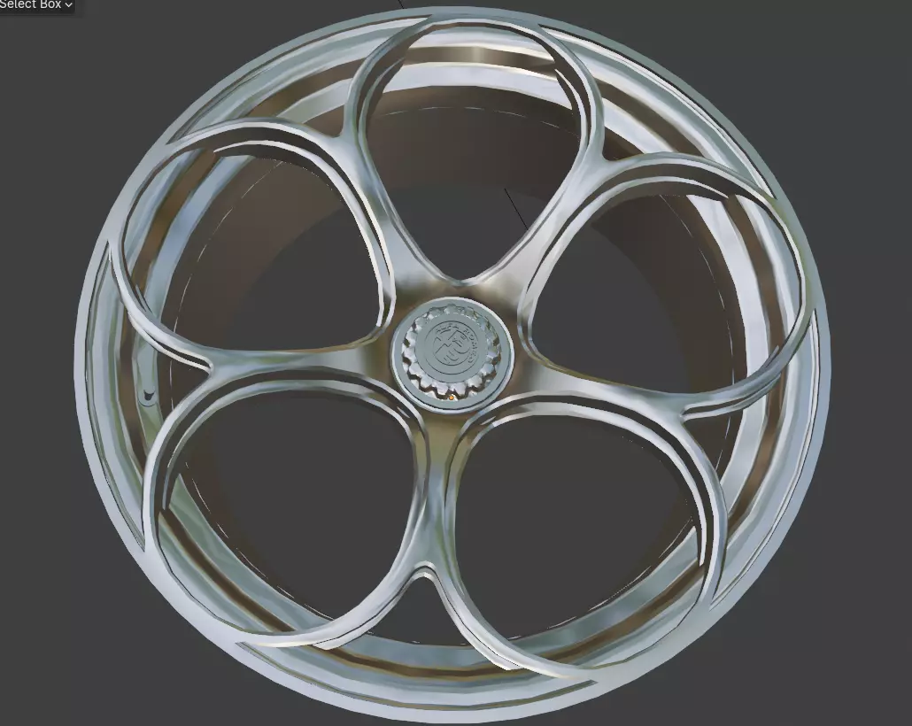 Alfa Romeo Giulia GTAm GTA OEM Wheels Rims 3D Print Ready 3D print model_0