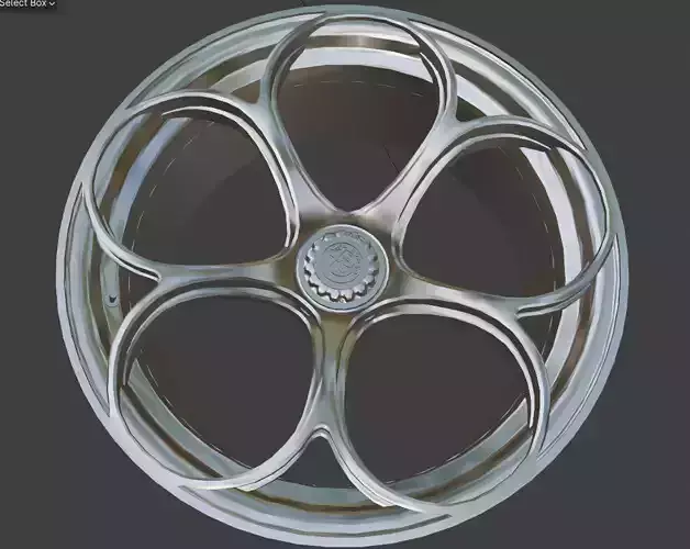 Alfa Romeo Giulia GTAm GTA OEM Wheels Rims 3D Print Ready