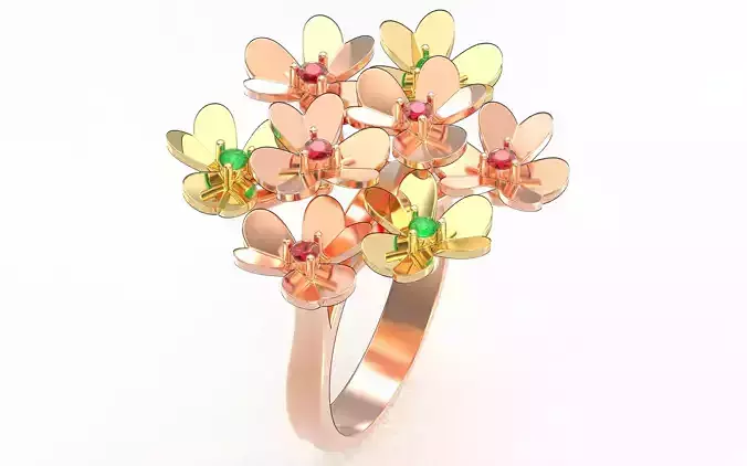 Ring Van Cleef  Frivole  3D print model