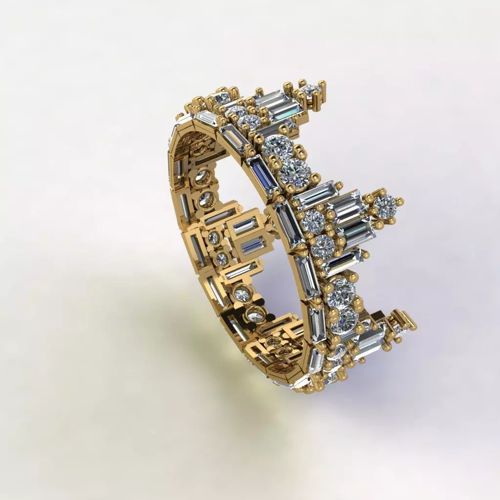 crown ring 3d 3D print model