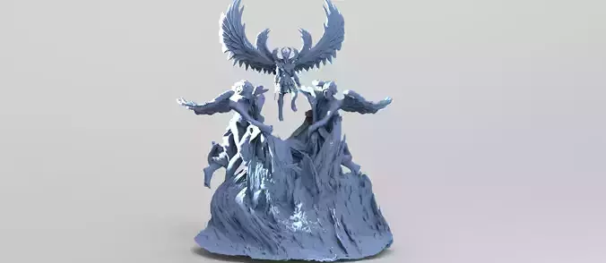 Arch Warrior biblical Angel Stand 2 