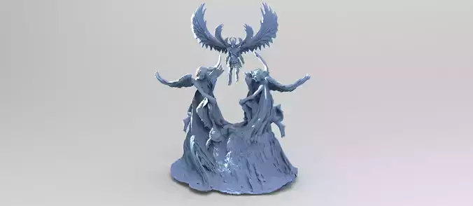 Arch Warrior biblical Stand Wings 