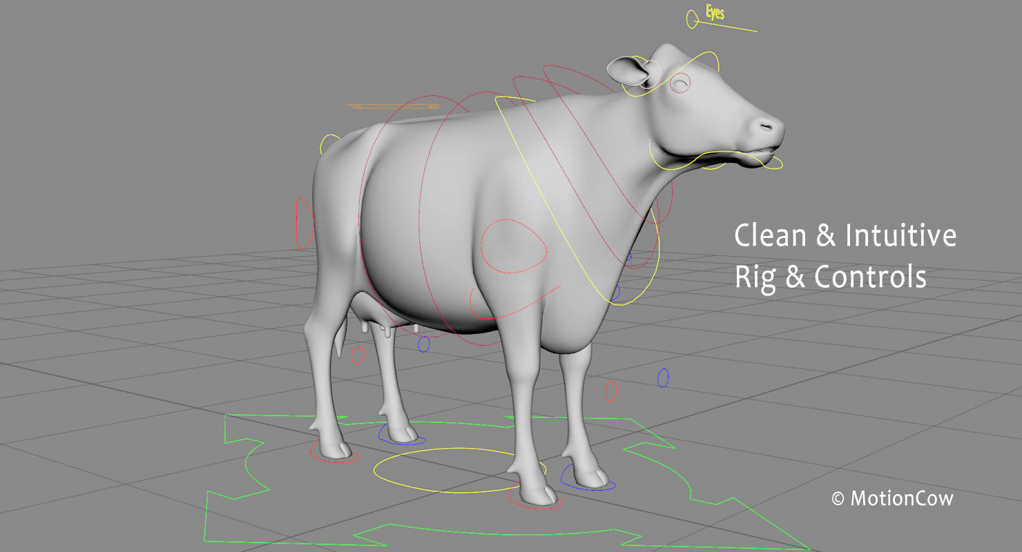 Cow PRO - 3 in 1 Bundle 3D model_40
