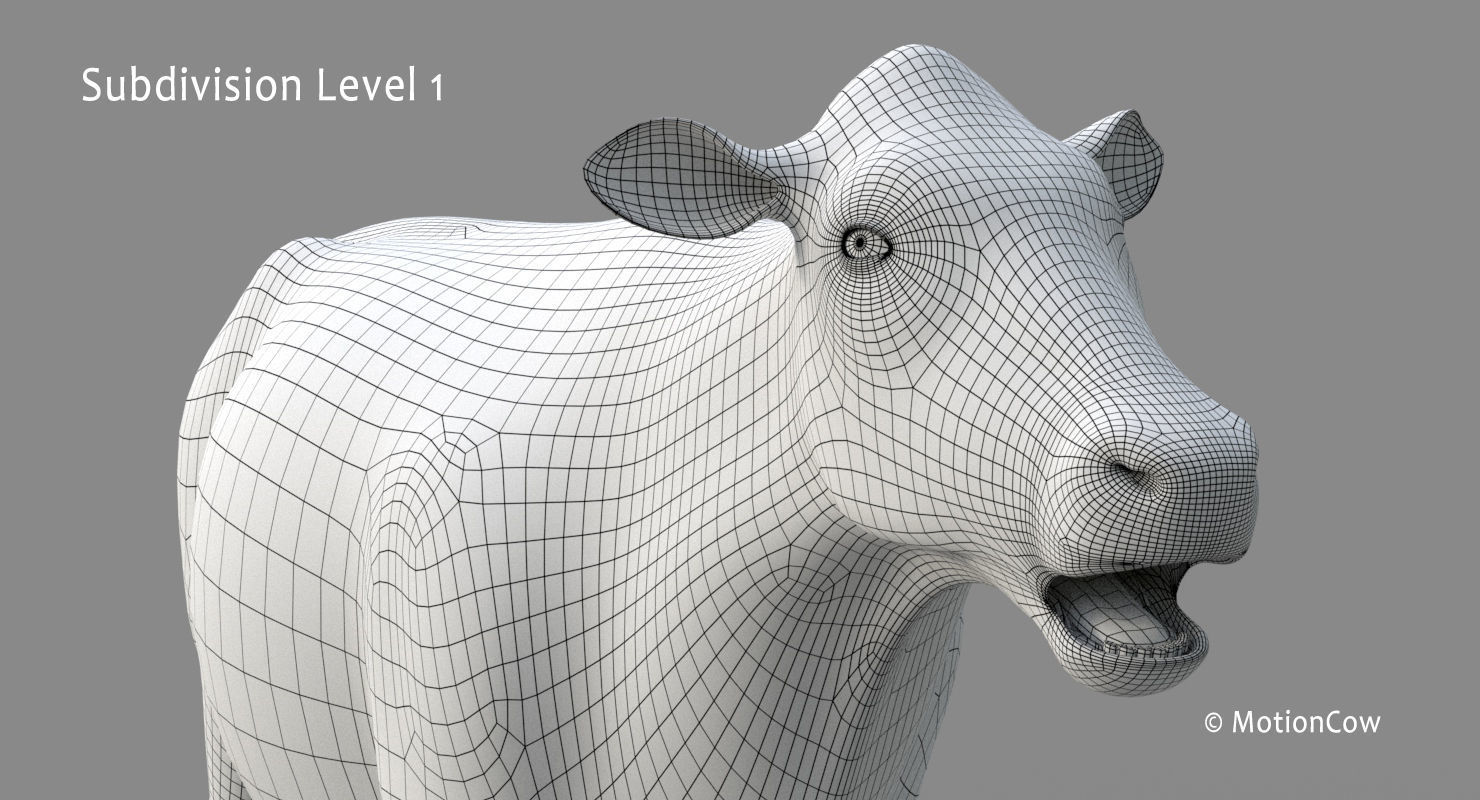 Cow PRO - 3 in 1 Bundle 3D model_46
