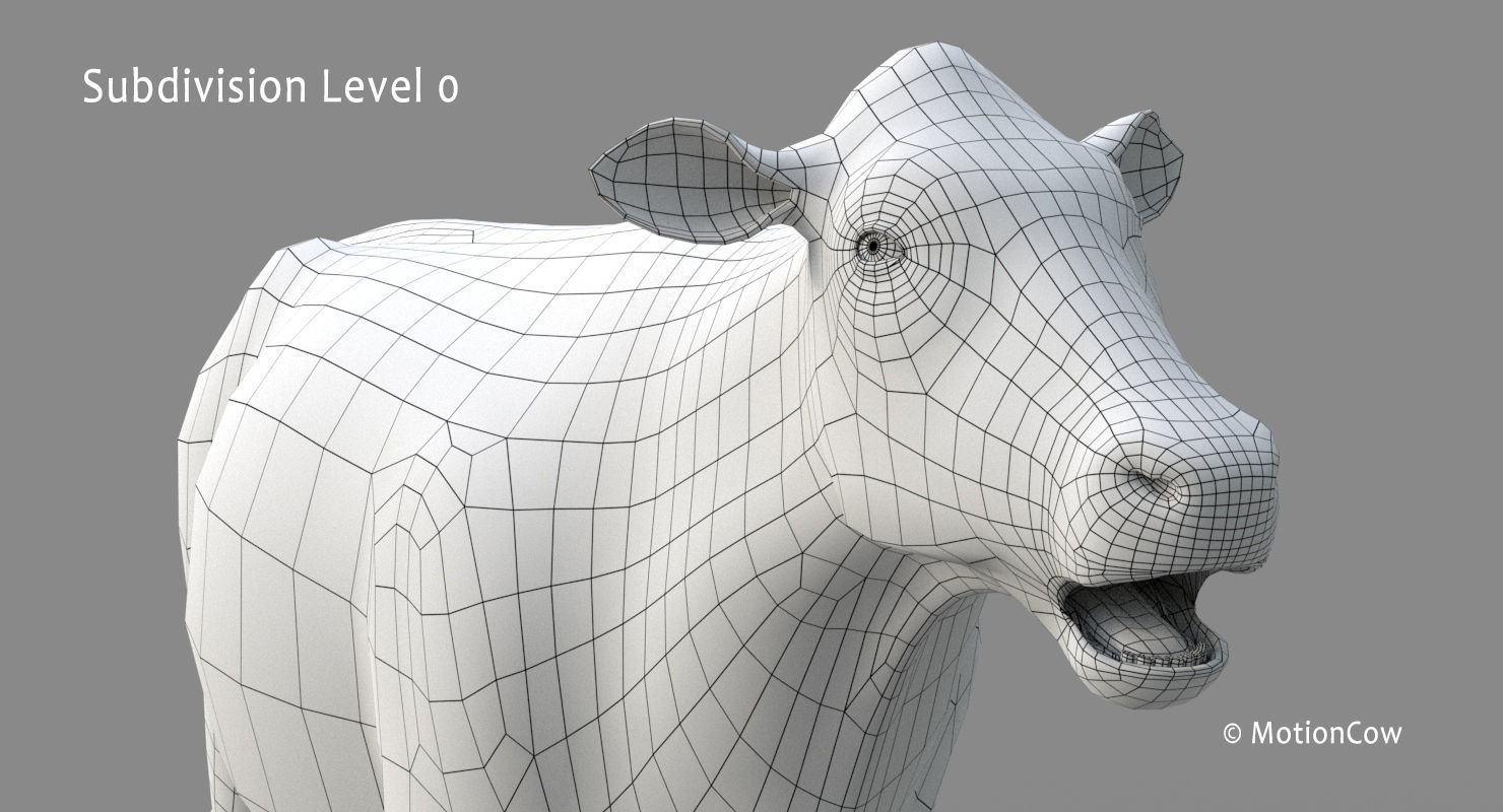 Cow PRO - 3 in 1 Bundle 3D model_45
