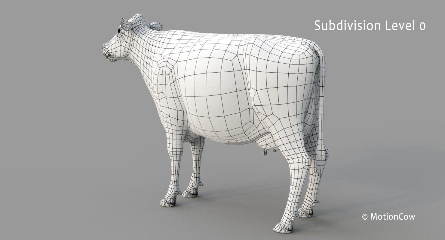 Cow PRO - 3 in 1 Bundle 3D model_43