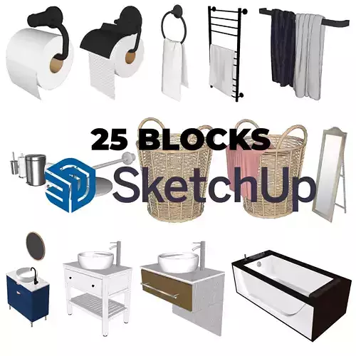 25 BATHROOM BLOCKS