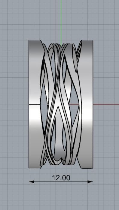 Ring Bvlgari Zero 1 3D print model_3