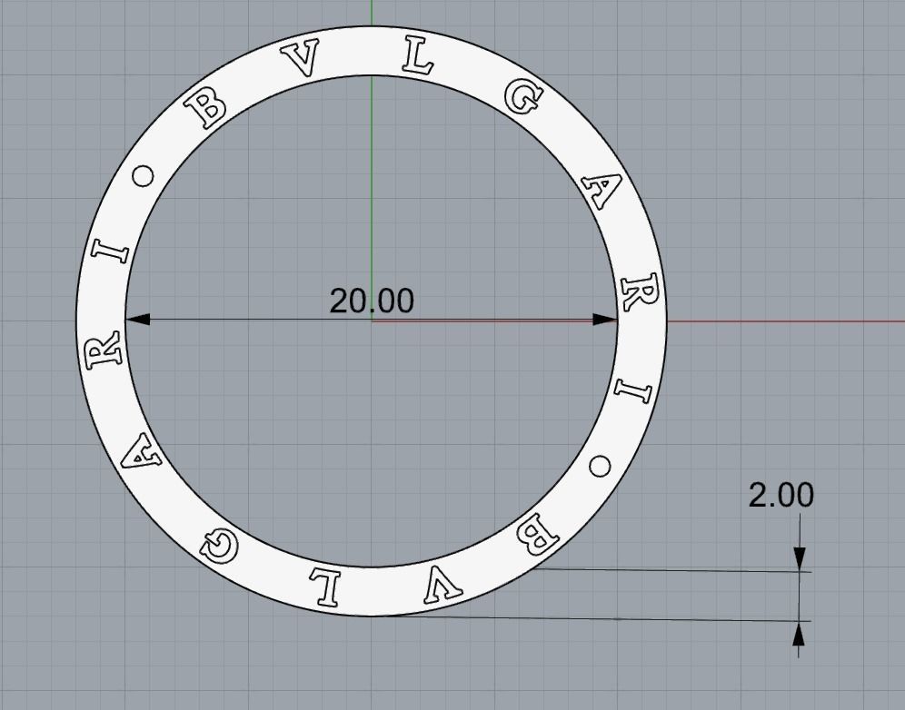Ring Bvlgari Zero 1 3D print model_2
