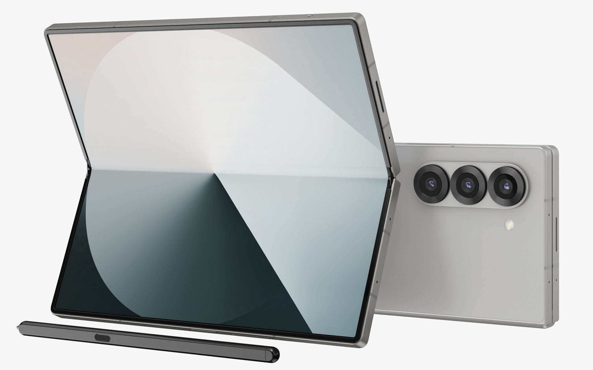 Samsung Galaxy Z Fold 6 3D model_4