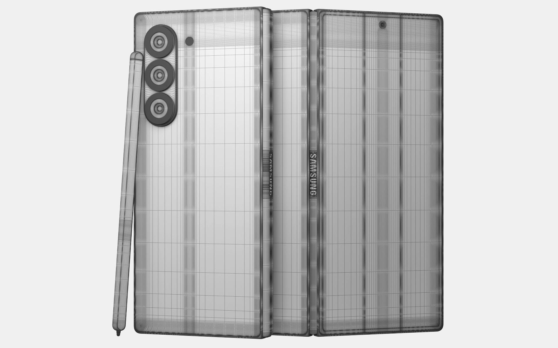 Samsung Galaxy Z Fold 6 3D model_18