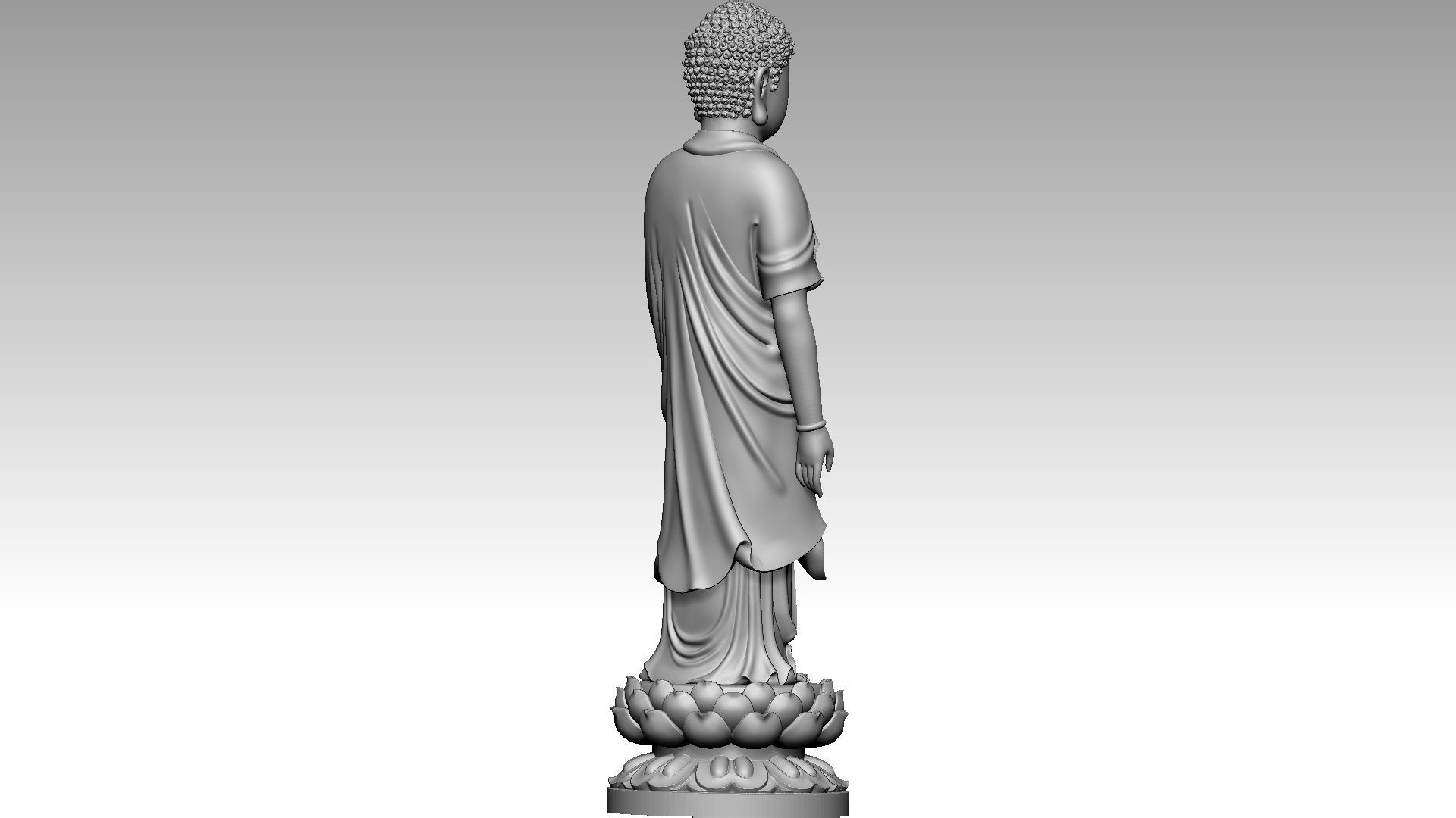 Amitabha Pure Land Buddhism 3D print model_5