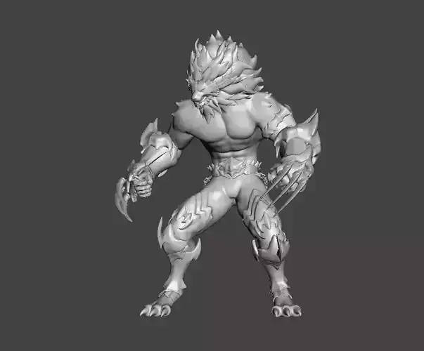 Baek Yoonho Transformation 3D Model 3D print model