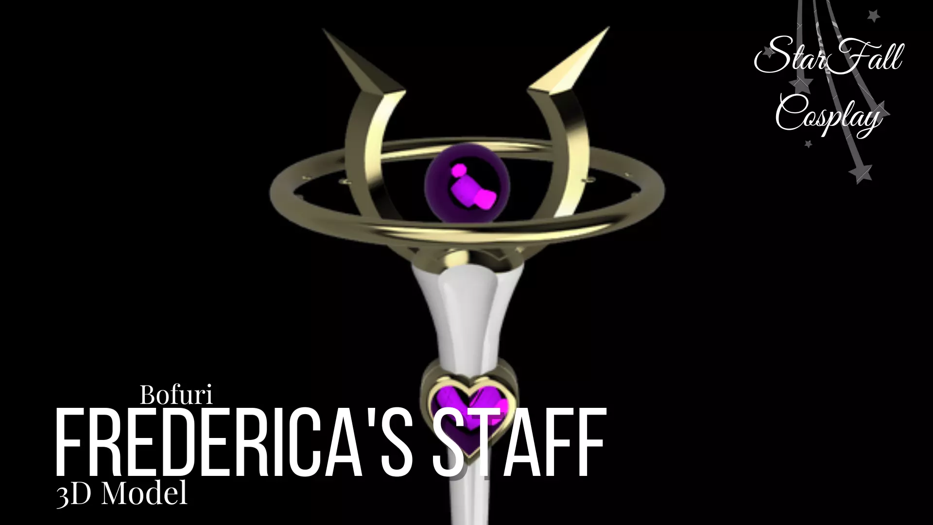 Frederica Staff Bofuri 3D Model 3D print model