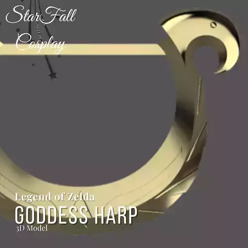Goddess Harp Skyward Sword 3D Model 3D print model