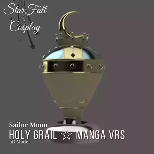 Holy Grail 3D Model Sailor Moon 3D print model