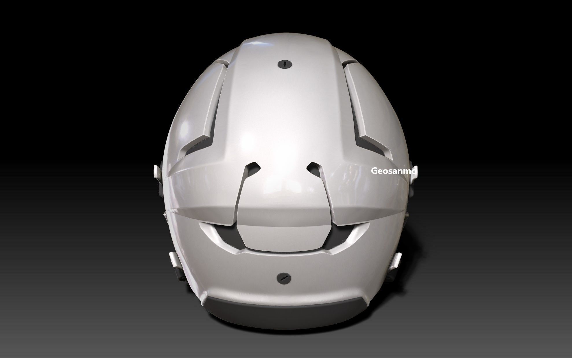 NFL Riddell AXIOM helmet with padding 3D print model_7