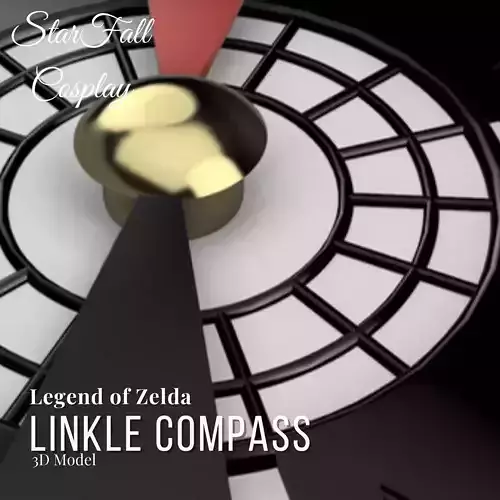 Linkle Compass 3D Model 3D print model