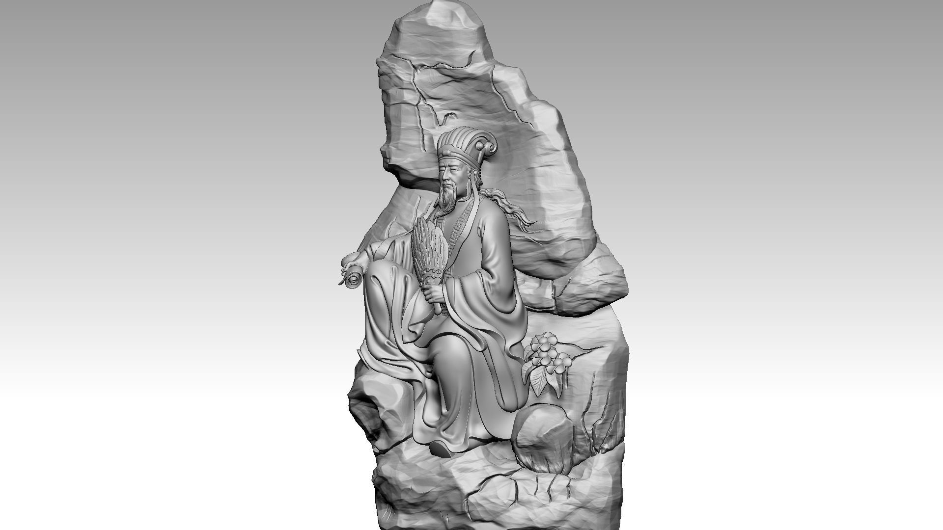 Kong Ming Zhuge Liang 2 3D print model_1