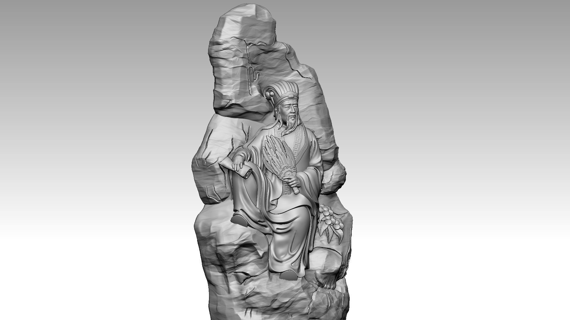Kong Ming Zhuge Liang 2 3D print model_5