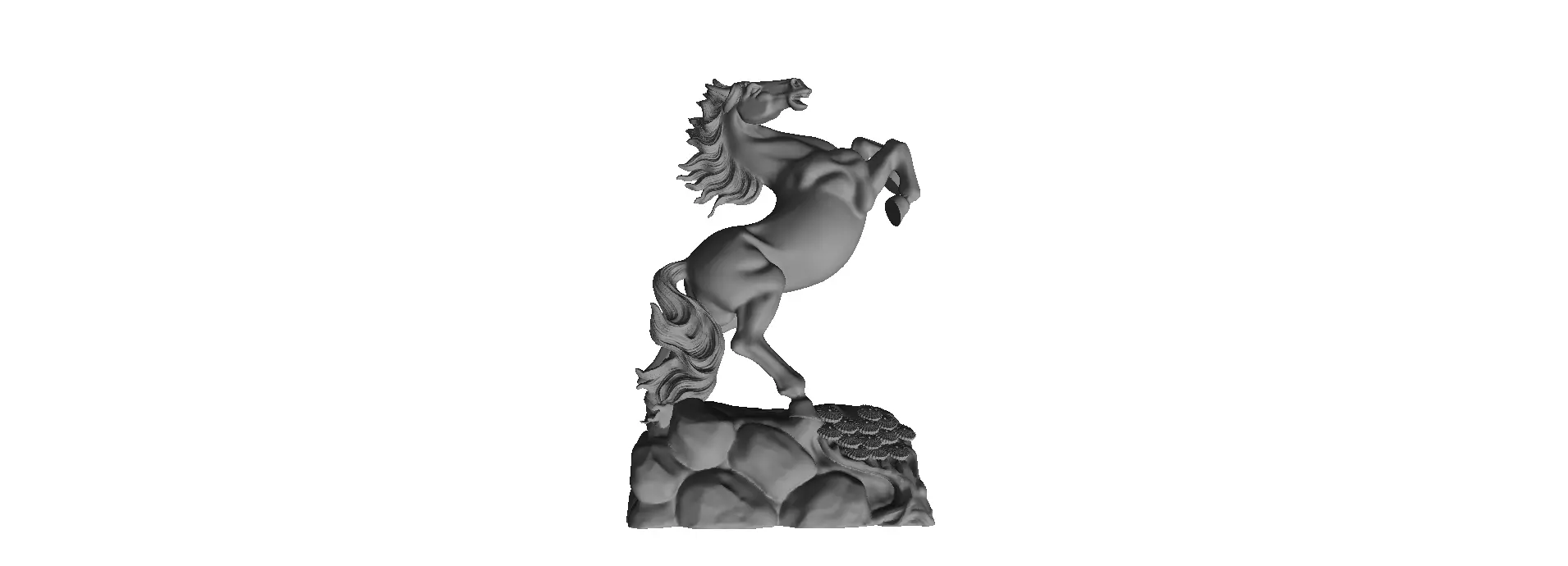 neighing horse Free 3D print model