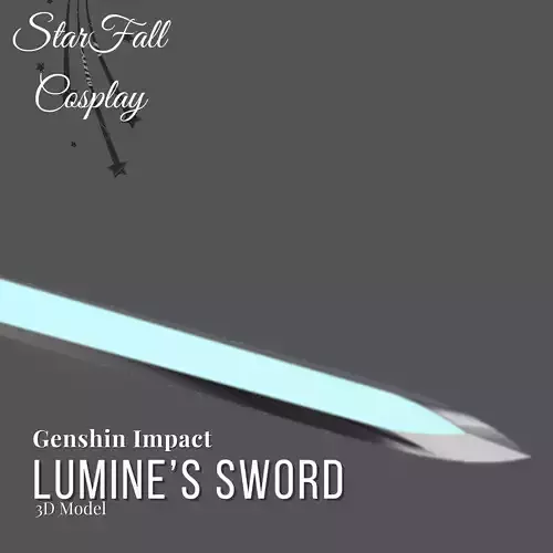 Lumines Sword 3D Model