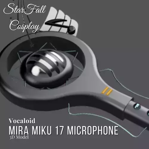 Magical Mirai 2017 Microphone 3D Model 3D print model