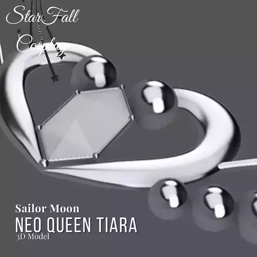 Neo Queen Serenity Tiara 3D Model 3D print model Neo Queen Serenity Tiara 3D Model 3D print model