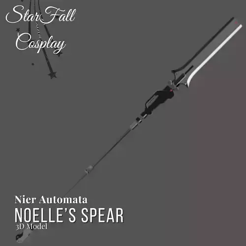 Noelles Spear Nier Automata 3D Model 3D print model