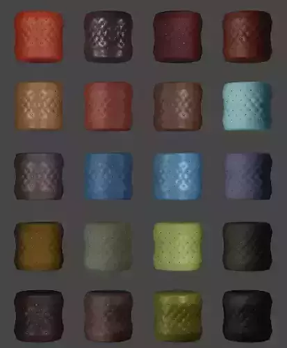 Leather Chesterfield Stool Chair Collection